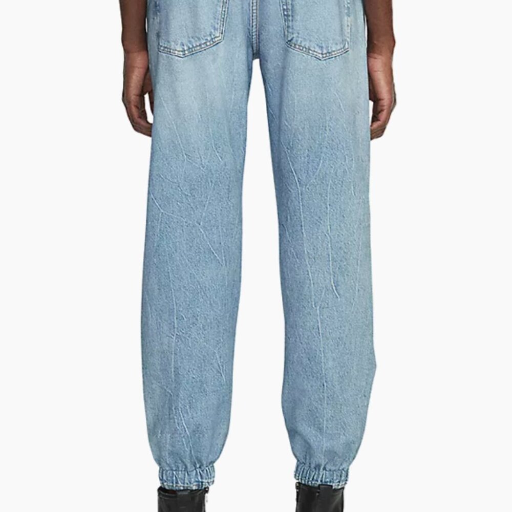 rag & bone Light Blue Denim Jogger Pants - Picture 7 of 9